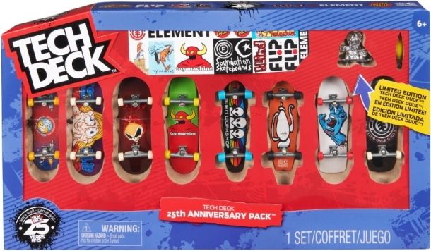 Tech Deck колекция от 8 фингърборда за 25-ата годишнина – лимитирано издание