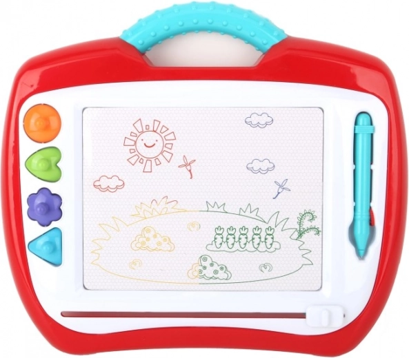 Magnetic drawing board for kids