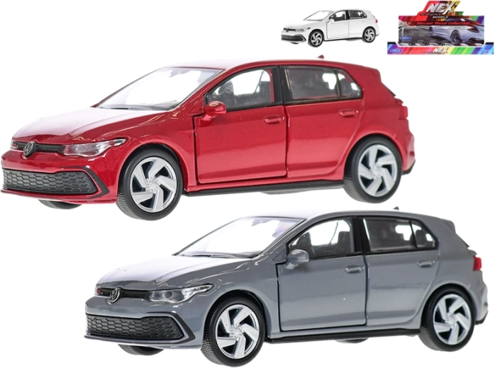 Метален модел на автомобил Volkswagen Golf 8 GTI с инерционен механизъм