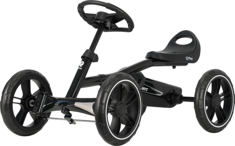 Qplay pedal go-kart army green for children from 3 years – Black