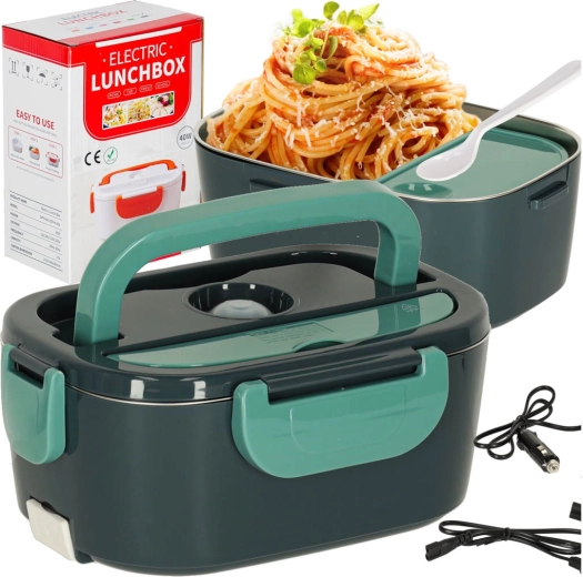 Electric heated lunch box for car, 1.5 l