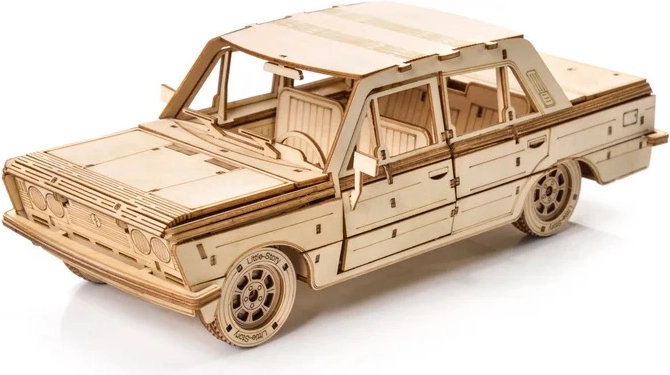 Little Story 3D Wooden Car Puzzle FSO Fiat 125p 1:16