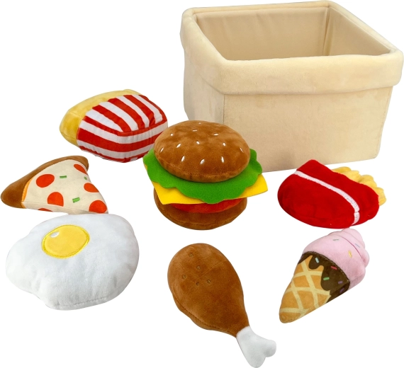 Complete fast-food set for children’s play
