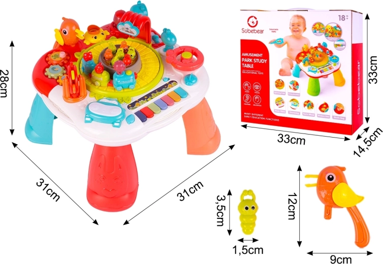 Educational Activity Train Table