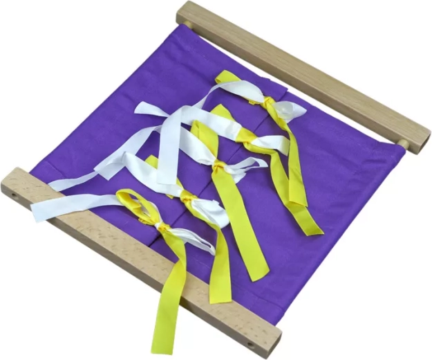Fastening frame for tying a bow Moyo Montessori