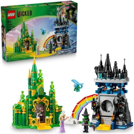 Конструктор LEGO Wicked – Смарагдовият град и замъкът Киа̀мо Ко