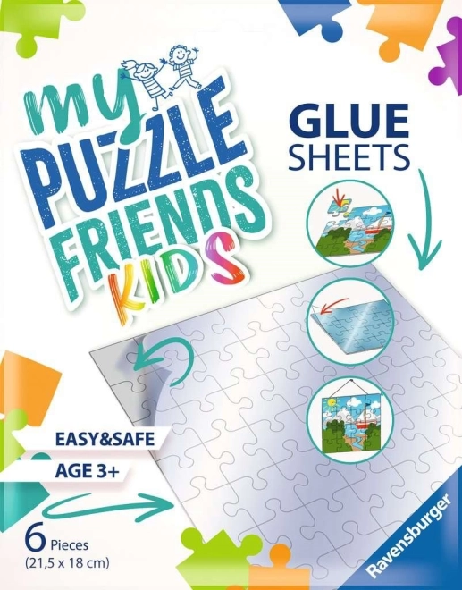 Самозалепващо фолио за пъзели 500 части RAVENSBURGER My Puzzle Friends Kids