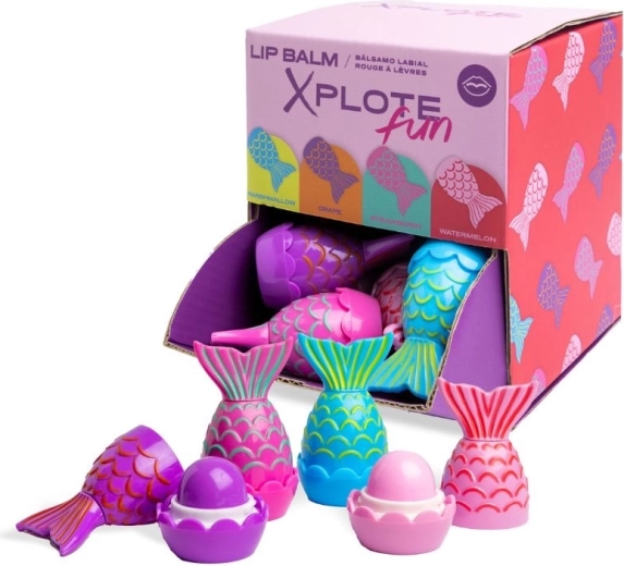 Mermaid lip balm, flavored 6 g - 1 piece