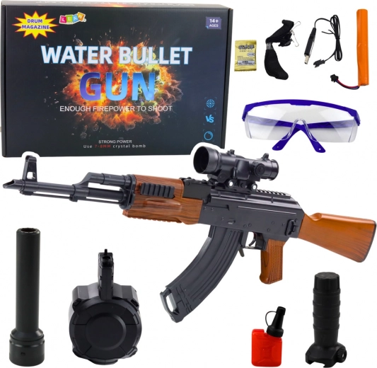 Water Ball Carbine with Accessories and Protective Goggles