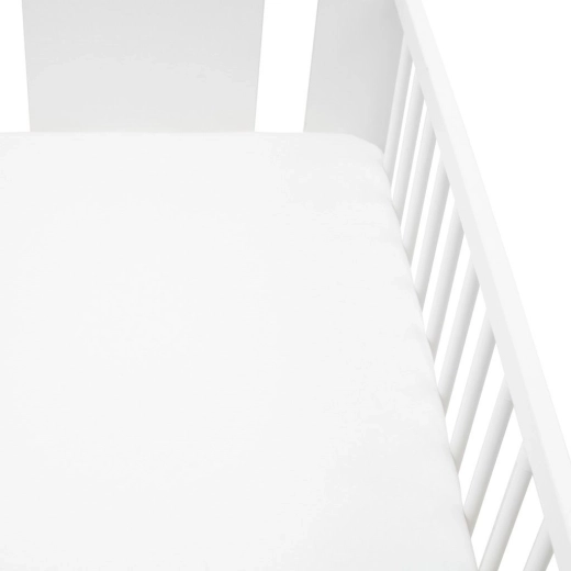 Джърси чаршаф за детско легло New Baby 120 × 60 бял