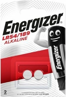 Energizer LR54/189 alkaline button batteries 1.5 V, 2 pcs