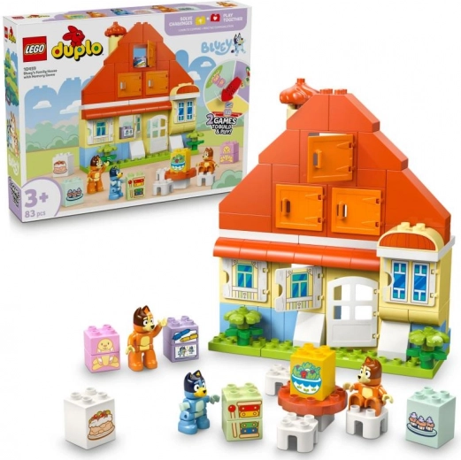 LEGO® DUPLO® 10459 Къщата на Bluey и игра на паметта