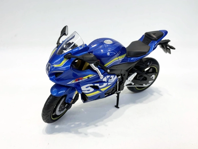 MSZ Suzuki GSX-R1000 Motorcycle Model 1:12 blue - 1 piece