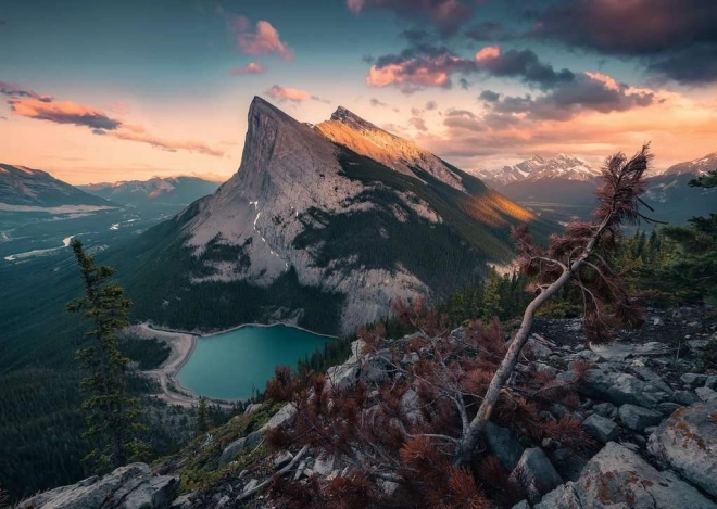 Rugged Rocky Mountains Puzzle 1000 pieces