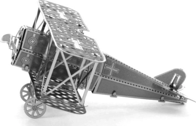 Метален 3D модел на двуместен биплан Fokker D.VII – METAL EARTH