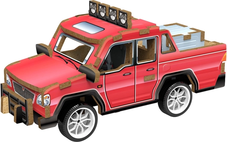 2Kids Toys 3D дървен конструктор пикап