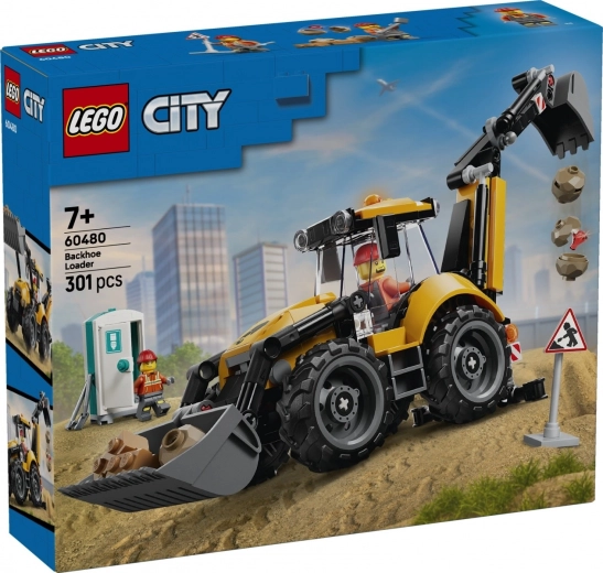 LEGO City жълт багер-товарач