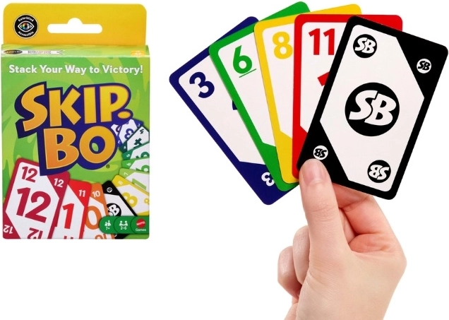 Mattel Skip-Bo – семейна игра с карти