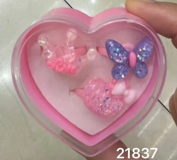 Комплект пръстени с брокат 3 бр.