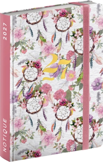 Notique weekly handbag diary Dreamcatcher 2027 (9.8 × 14.5 cm)