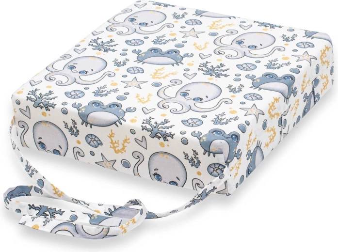 New Baby BASIC Children's Chair Booster Seat with Octopus Design – Blue