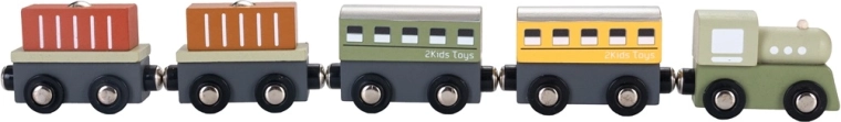 2-in-1 train: passenger and freight set