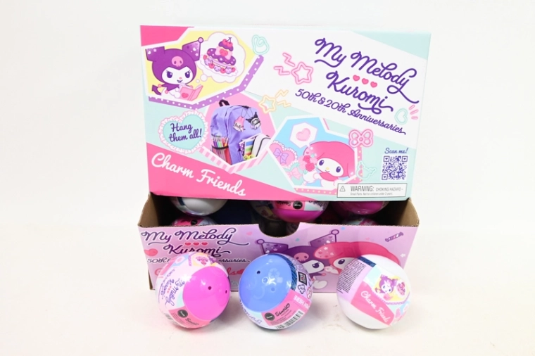 Hello Kitty изненадваща топка 65 мм Kuromi и My Melody