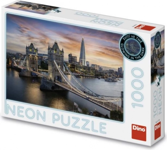 Neon Puzzle Twilight over Tower Bridge 1000 Pieces