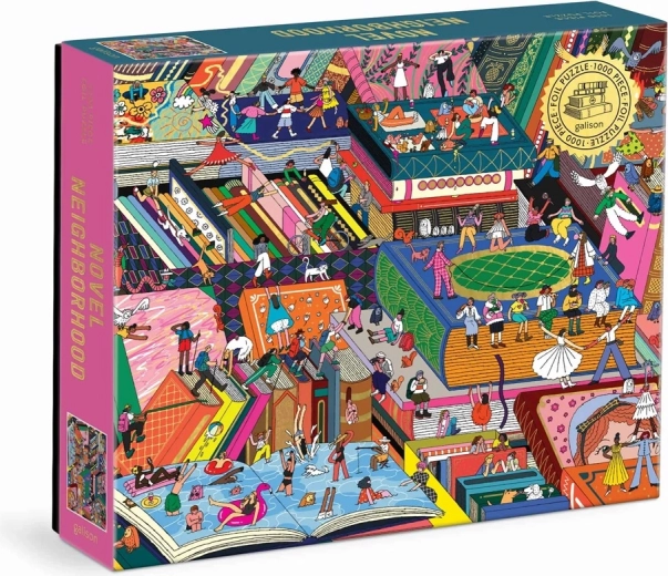 Galison Puzzle Neighborhood Novel 1000 Pieces