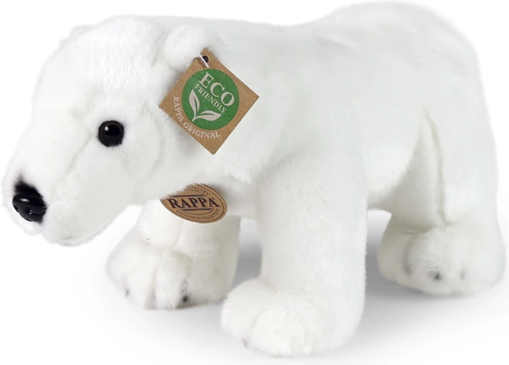 Rappa Standing Plush Polar Bear 30 cm Eco-Friendly