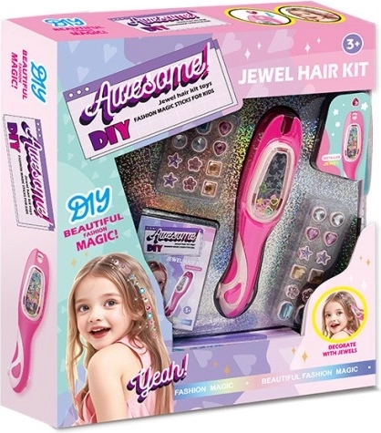 Hair Decorating Play Set with Accessories