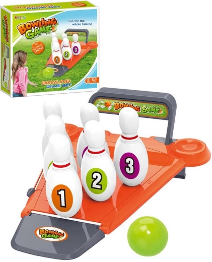 Kids bowling set: 6 pins and 2 balls