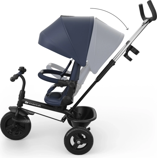 360° CLICK & TWIST seat and semi-reclining position
