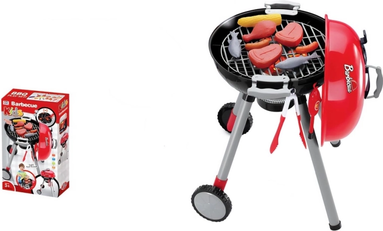 Children’s battery-powered grill with grilling set