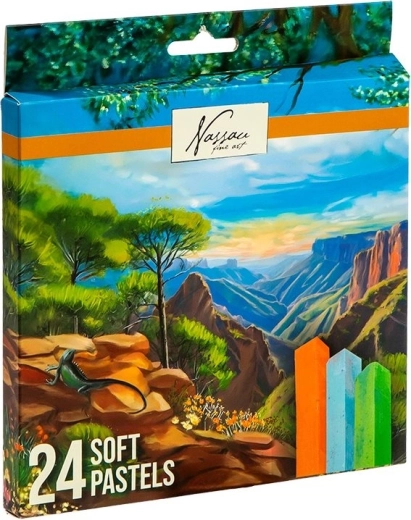 NASSAU Soft Dry Pastels, 24 Colors