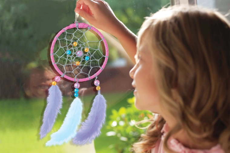 Delicate decoration with feathers