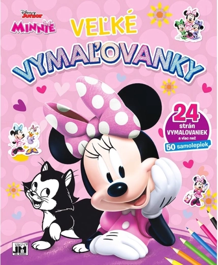 Large Minnie Coloring Book and Stickers