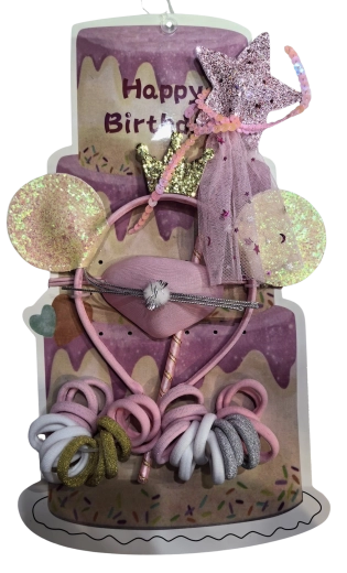 Pink gift set of hair accessories (35 pcs)