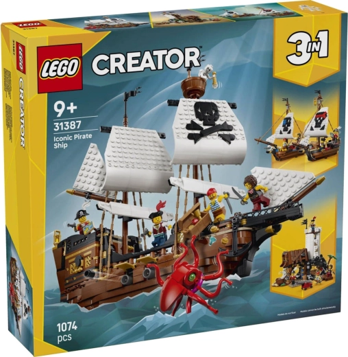 LEGO Creator 3 в 1 Легендарен пиратски кораб