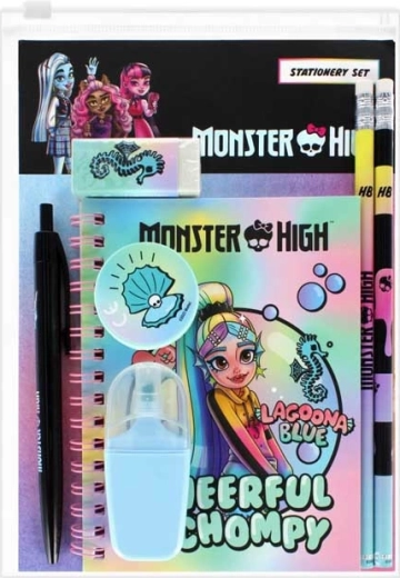 Ученически комплект MONSTER HIGH с несесер и тефтер