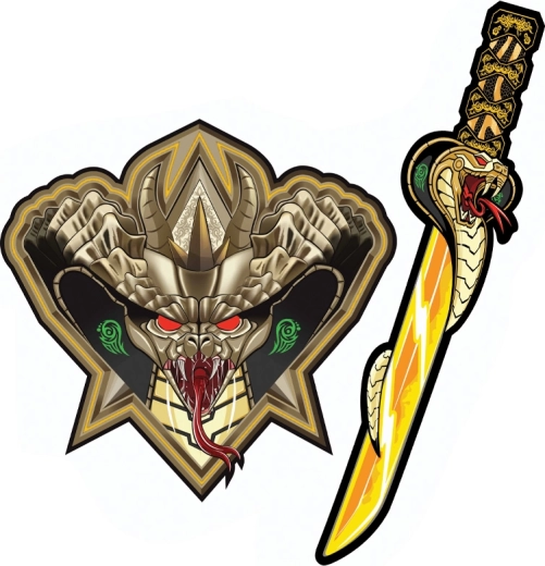 Foam Samurai Sword and Shield Cobra