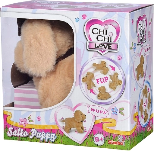 Интерактивно плюшено кученце Chi Chi Love Salto Puppy 20 см