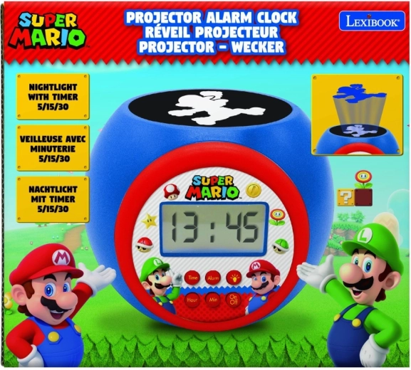 Super Mario Projector Alarm Clock