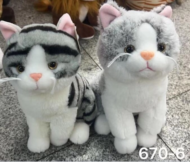 Плюшена котка 24 см