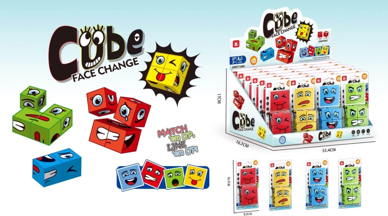 Magic Smiley Cube – Anti-Stress Toy