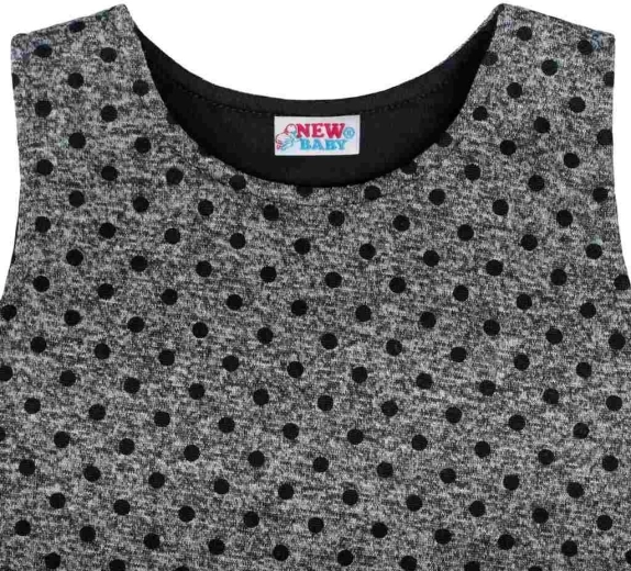 Stylish NEW BABY polka-dot design