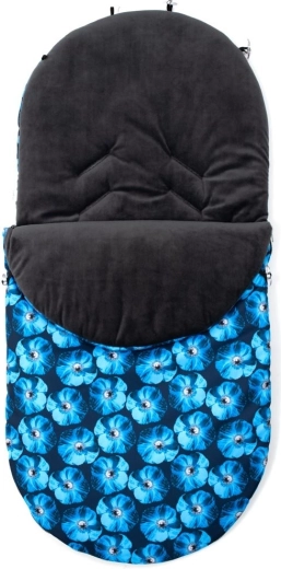 New Baby children's winter footmuff blue