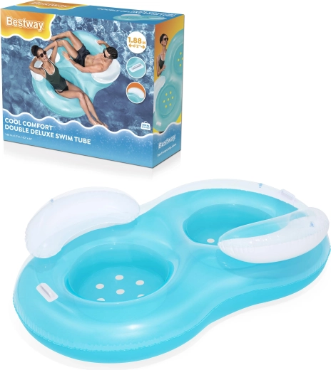 Bestway надуваем кръг за двама Cool Comfort 188 × 117 см