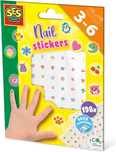 SES Creative Nail Stickers 198 pcs