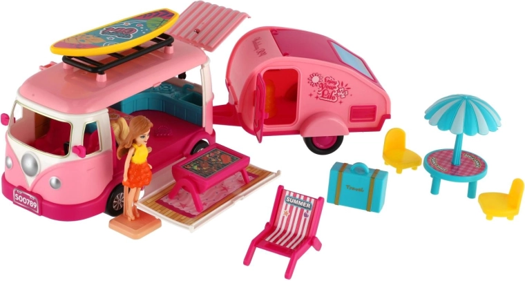 Doll and camping accessories